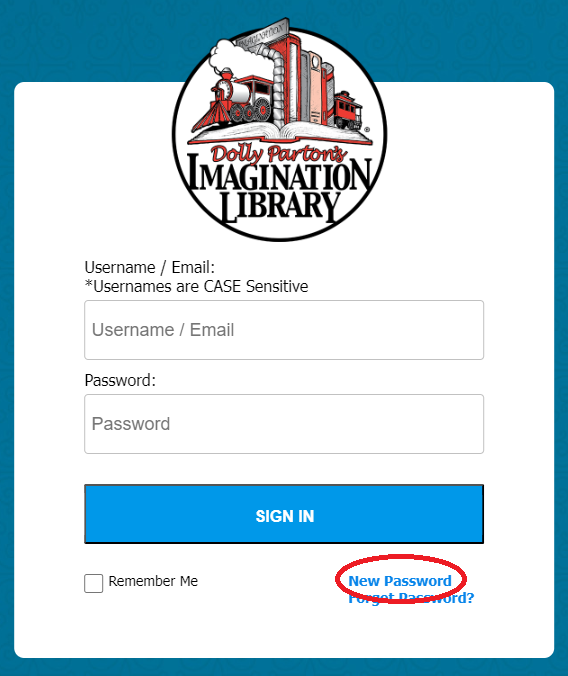 Image of the page on Dolly Parton's Imagination Library site