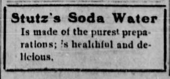 August 12, 1905, Paducah Sun Stutz Candy advertisement