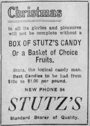 December 16, 1913, Paducah Sun advertisement