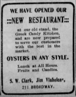 October 23, 1901, Paducah Sun advertisement