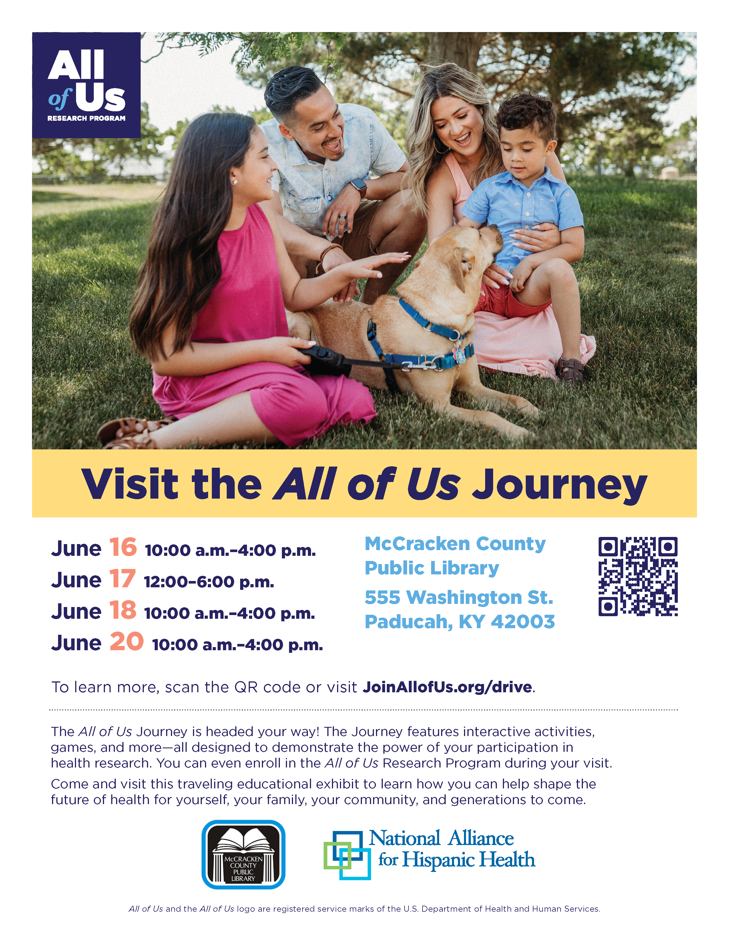 June 16 10:00 a.m.–4:00 p.m. June 17 12:00–6:00 p.m. June 18 10:00 a.m.–4:00 p.m. June 20 10:00 a.m.–4:00 p.m.