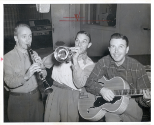Matty Matlock, "Wingy" Manone, and Nappy Lamare courtesy of the University of Missouri-Kansas City