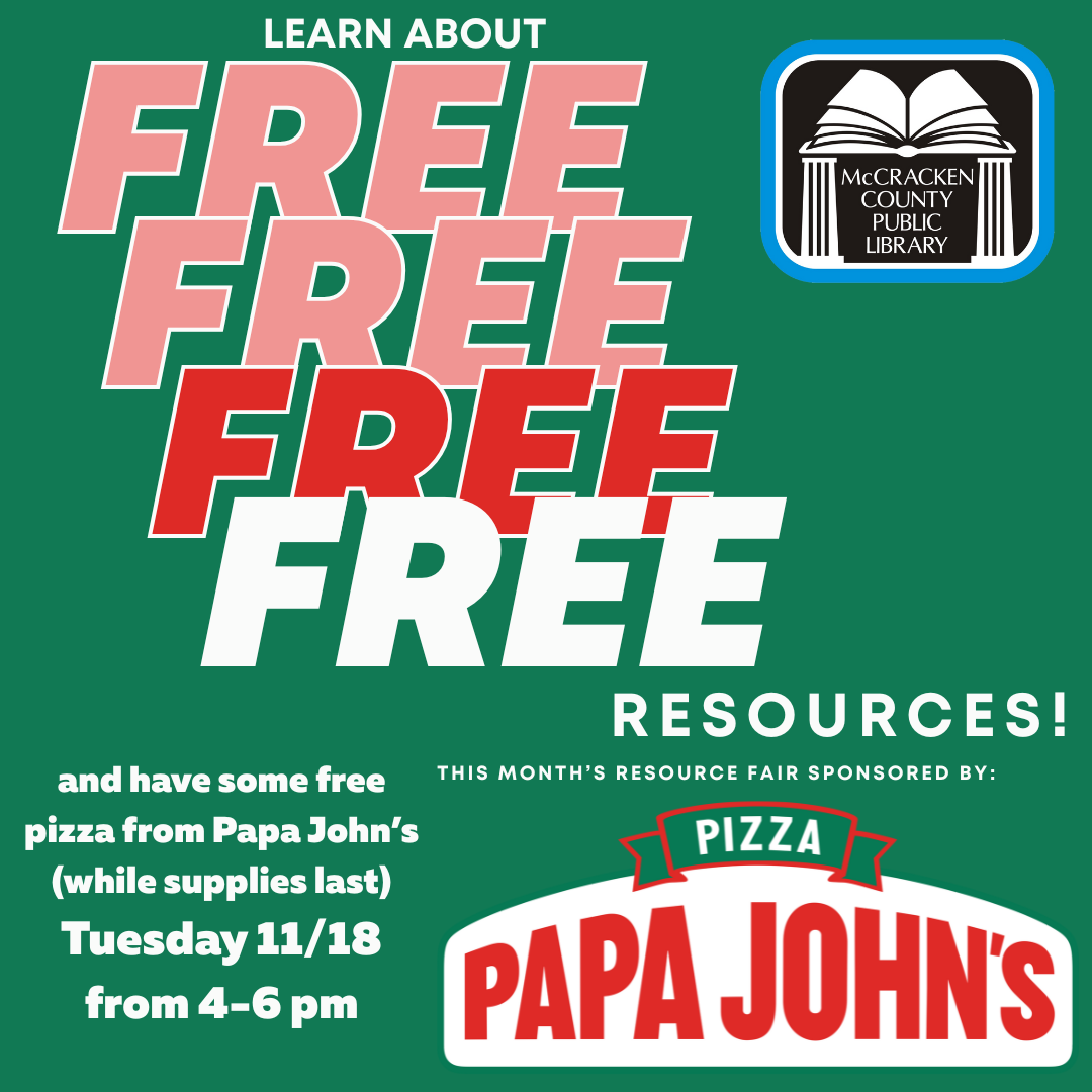 This month's Resource Fair is sponsored by Papa Johns