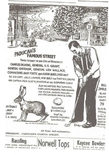 Paducah's Famous Street Advertisement via the Paducah Sun