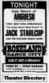 Jack Staulcup Roseland Ad The Daily_News_1972_08_01_131