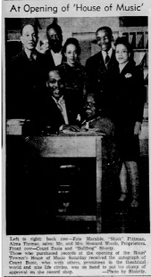 Fate Marable, Duke Ellington, and others at the Opening of House of Music from St. Louis Argus