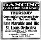 Fate Marable and His St. Louis Orchestra Coliseum Ball Room St. Louis Argus