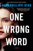 Image for "One Wrong Word" by Hank Phillippi Ryan