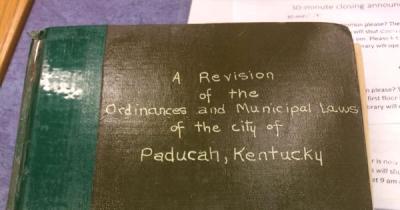 A Revision of the Ordinances and Municipal Laws of the city of Paducah, Kentucky book