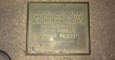 Plague at home of Hon. William S. Bishop "Judge Priest"