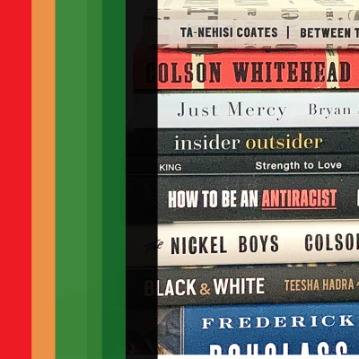 Black History Month Stack of Books Image