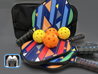 Pickleball kit, consisting of 1 case, 4 pickleball paddles, and 4 pickleballs