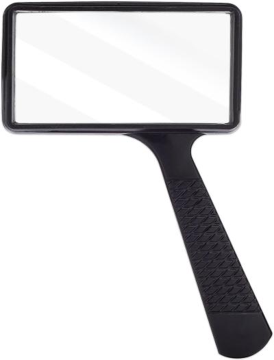 Handheld magnifying glass