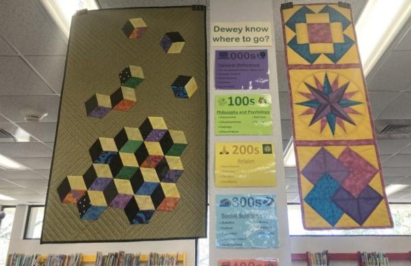 Quilts in the library
