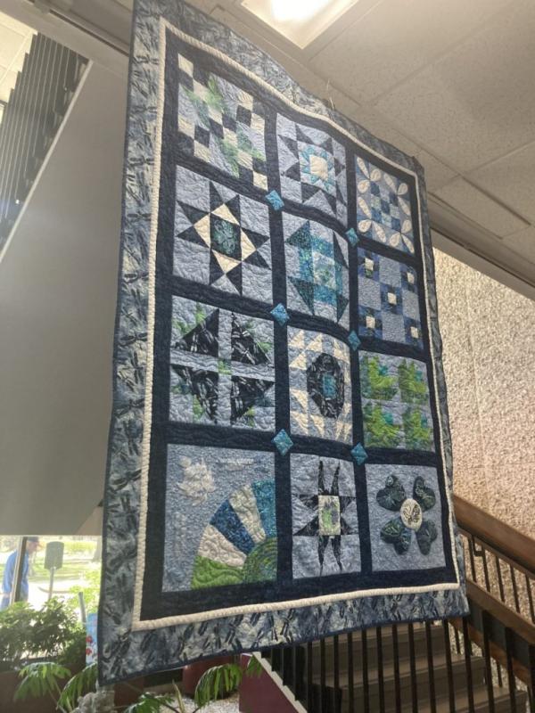Quilts in the library