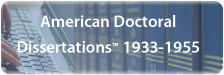 American Doctoral Dissertations Logo