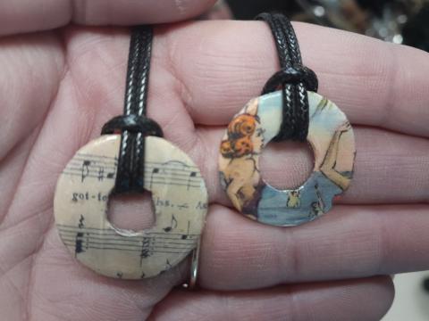 DIY washer necklaces