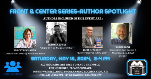 Front & Center Author Spotlight May 2024 