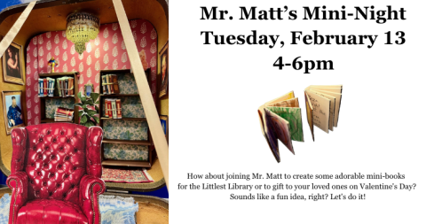 Mini-books and mini-library program