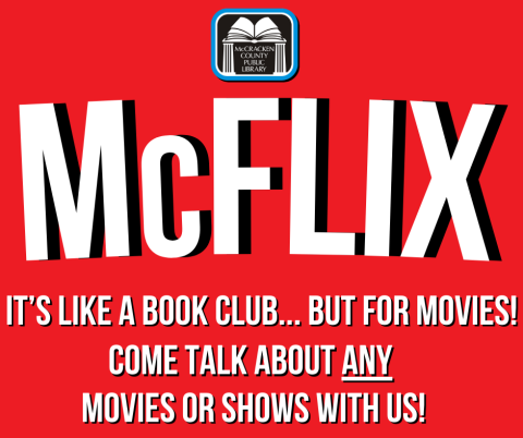 a bookclub, but for movies! come talk about what your've been watching!