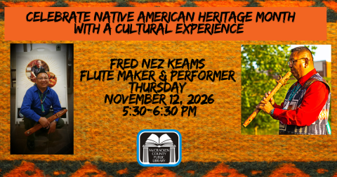 Flute Maker -Performer Fred Nez Keams