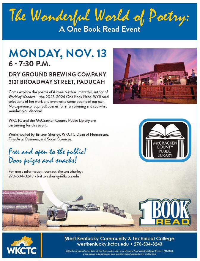 Poetry Event @ Dry Ground Brewing Company