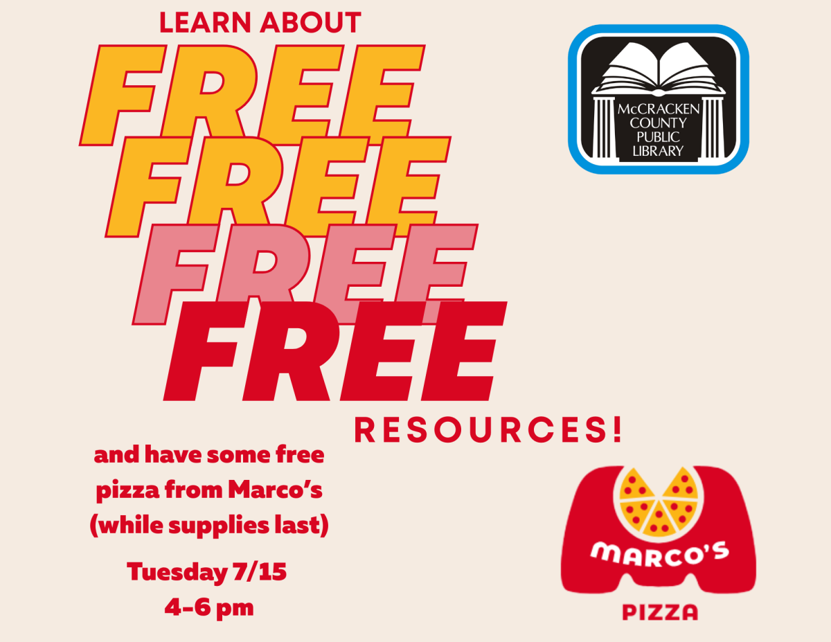 free resources and free pizza (while supplies last)