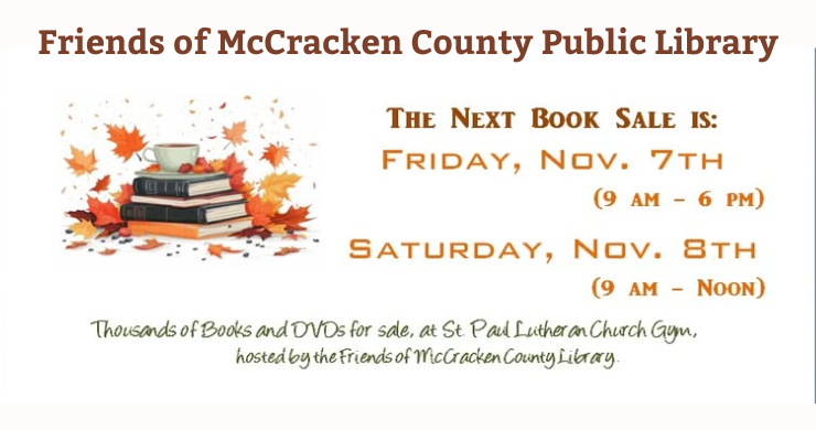 Friends Booksale 11/7-8